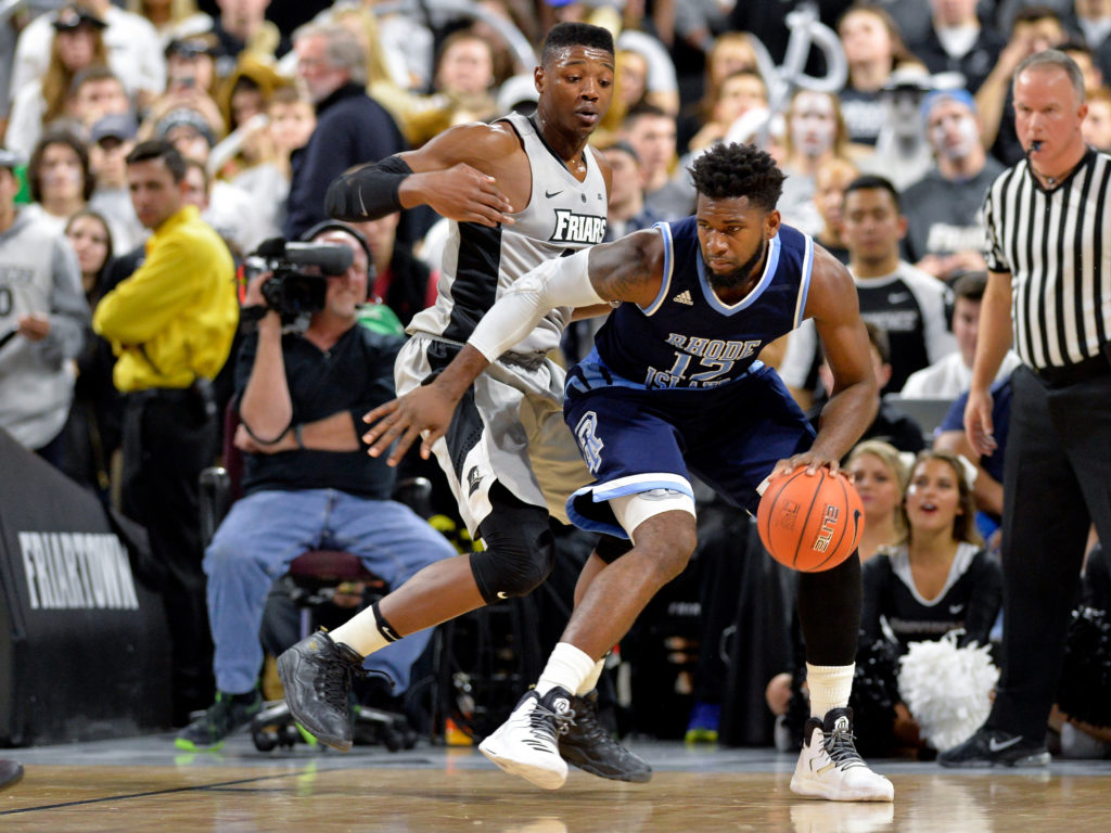 Hassan Martin (12) scored 20 points and grabbed seven rebounds as Rhode Island improved to 4-2 in A-10 play. (Photo: Brian Fluharty-USA TODAY Sports)