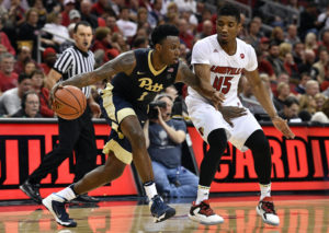 Jamel Artis (1) poured 43 points for Pitt. (Photo: Jamie Rhodes-USA TODAY Sports)