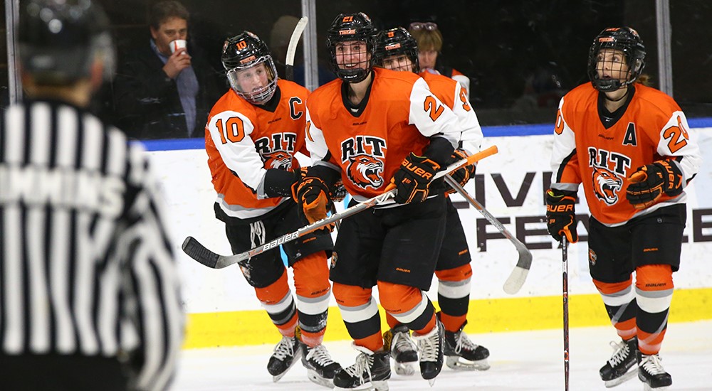RIT Women's hockey erupts for seasonhigh five goals in win over