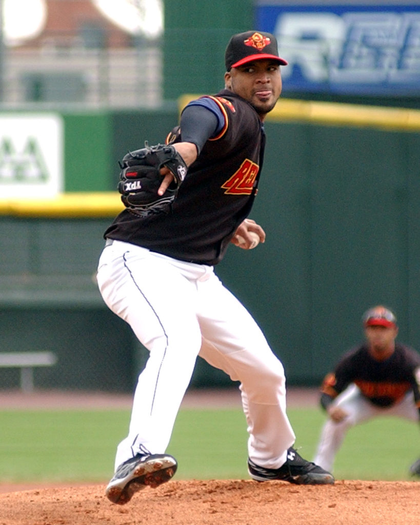 Lot Detail - Francisco Liriano Rochester Red Wings Minor League