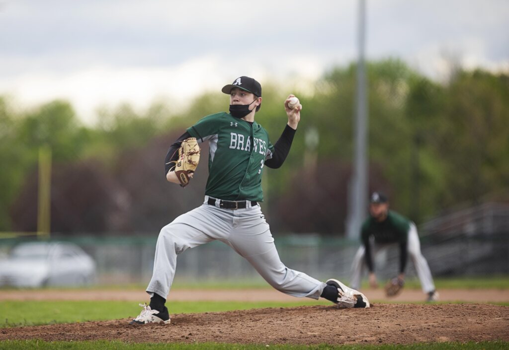 Hornell baseball, softball photos Red Raiders split with LeRoy Addison