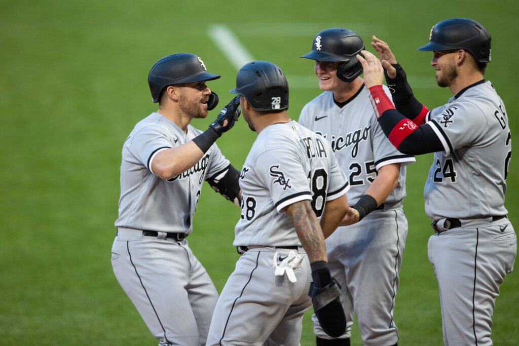 Andrew Vaughn makes left field debut