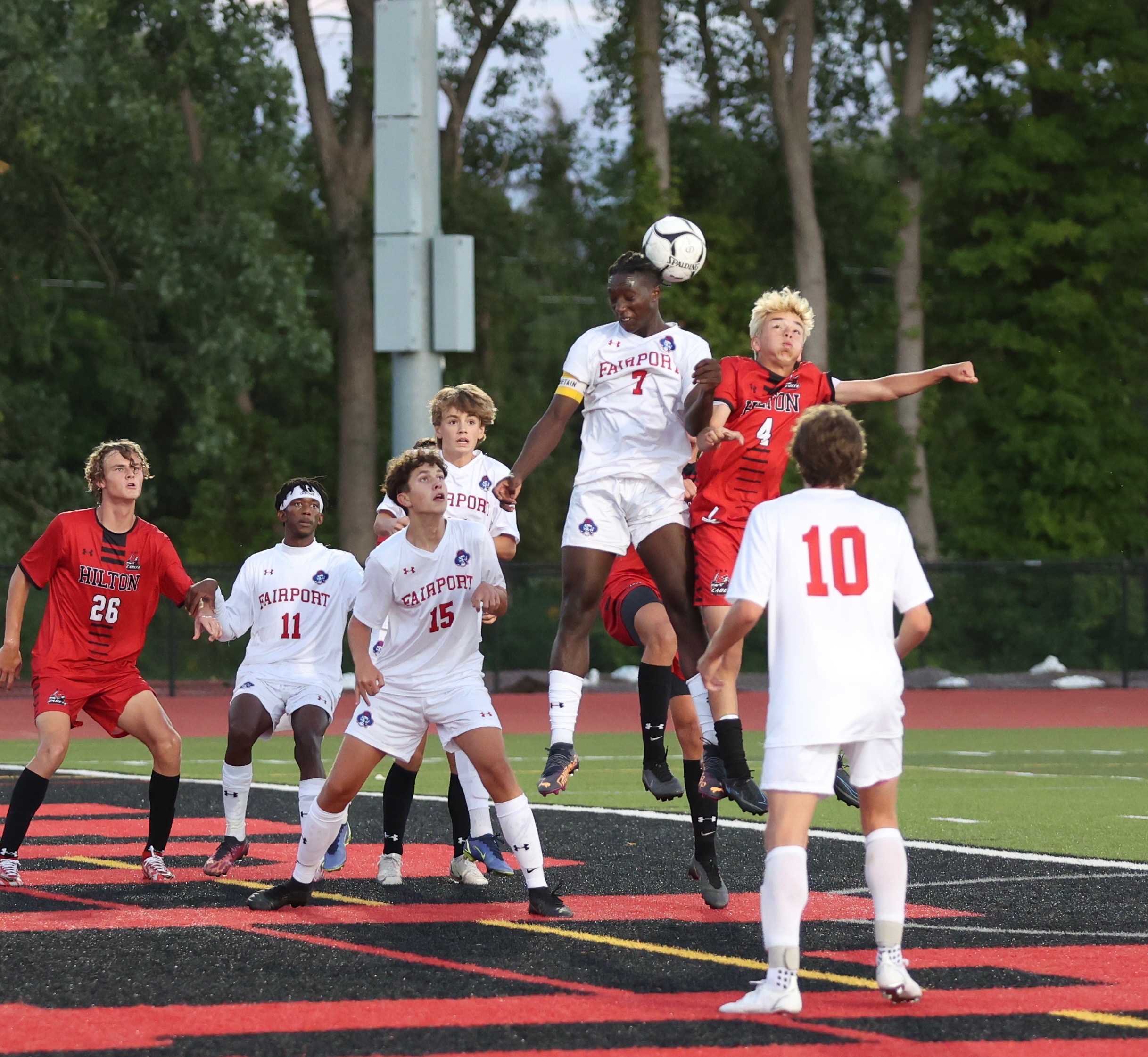 Spinelli Dental Wednesday Boys Soccer Wrap Bennett s brace leads