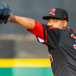 Wily Peralta struck out 10 against Worcester on Wednesday.