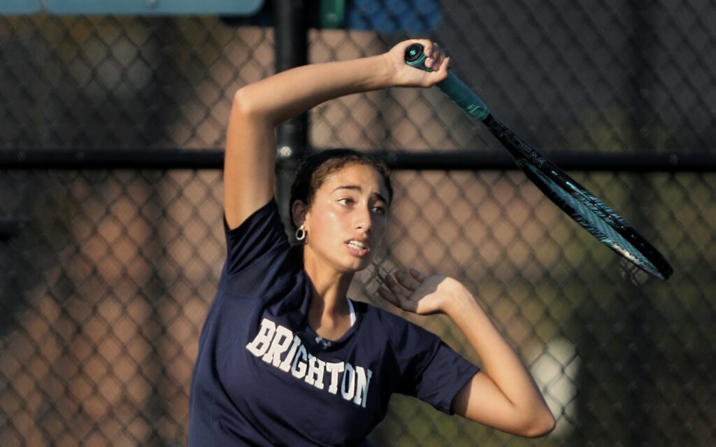 Section V Girls' Tennis: Brighton's Tozin Clinches Repeat Appearance In ...